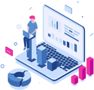 computer business analytics worker computer business analytics worker